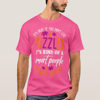 Dames Puzzelshirt Puzzeloloog Puzzel Liefhebber Ji T-shirt