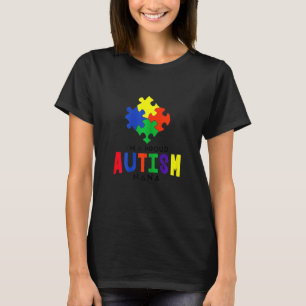 Dames Puzzelstukken Trots Autisme Oma Familie Lief T-shirt