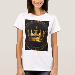 Dames Queen Logo T-Shirt   Royal Crown Design Te