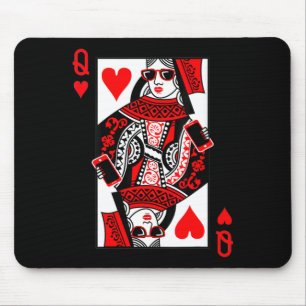 Dames Queen Of Hearts - Vintage Valentijnsdag C Muismat