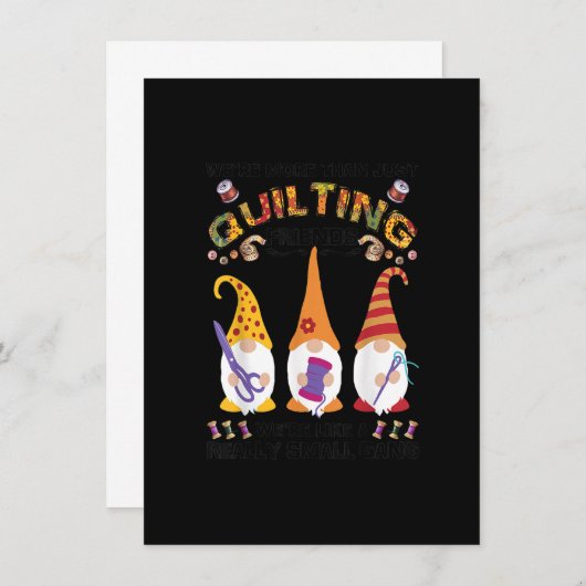 Dames Quilter We Waren Meer Dan Alleen Een Quilten Kaart (Voorkant / Achterkant)