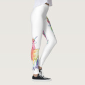 Dames Rainbow Unicorn-Leggings Leggings (Rechts)