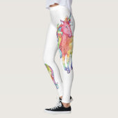 Dames Rainbow Unicorn-Leggings Leggings (Links)