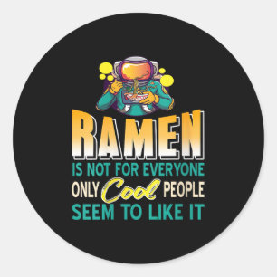 Dames Ramen Liefhebbers Alleen Ruimte Astronaut Gr Ronde Sticker