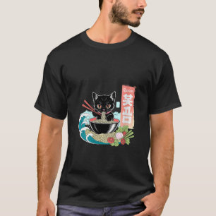 Dames Ramen Noodle Japans Anime Manga Ramen Kaw T-shirt