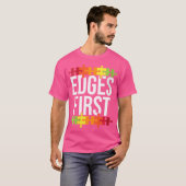 Dames Randen Eerst Complex Bordspel Puzzelaar Legp T-shirt (Voorkant volledig)