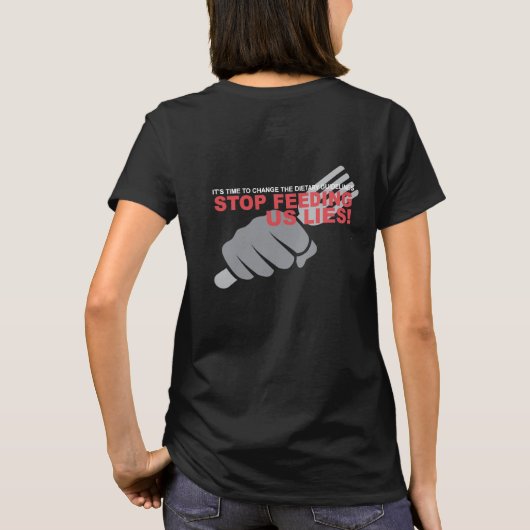 Dames Red Lies T-shirt (Achterkant)