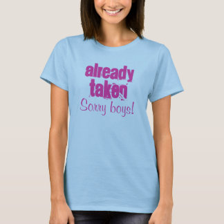 Dames "Reeds ingenomen" T-shirt
