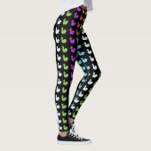 Dames Regenboog Eend Leggings (Rechts)