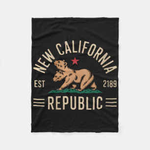 Dames Republiek Californië Draag Nieuwe Californië Fleece Deken