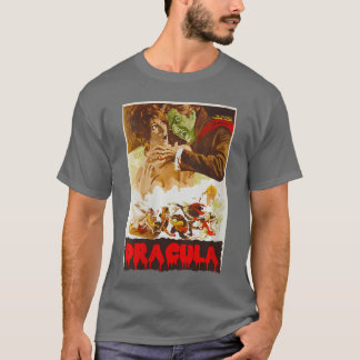 Dames Retro Halloween Monster Poster Horror Film T-shirt