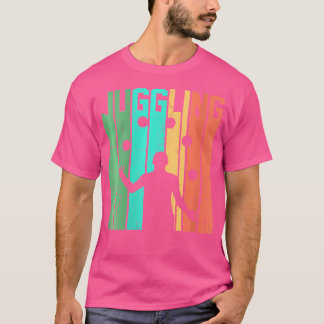 Dames Retro Jongleur Vintage Jongleerballen 5 Stuk T-shirt