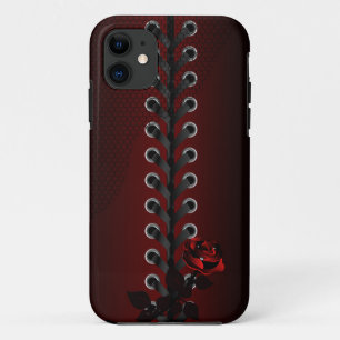 Dames Retro Kanten Korset iPhone 11 Hoesje