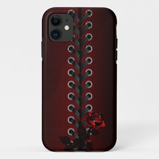 Dames Retro Kanten Korset Case-Mate iPhone Case (Achterkant)