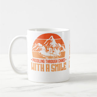 Dames Retro Raften Whitewater Raften Koffiemok