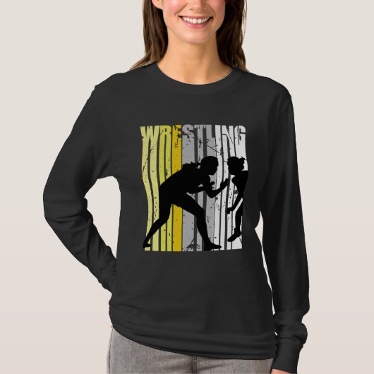 Dames Retro Worstelen Retro Tiener Grootdochter T-shirt (Voorkant)