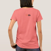 Dames Ringer F@P shirt. T-shirt (Achterkant)