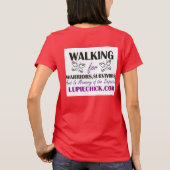 Dames Ringer Lupie Chick T-Shirt (Achterkant)