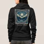 Dames rits hoodie (Achterkant)
