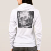 Dames rits hoodie (Achterkant)