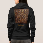 Dames ritsjack met capuchon hoodie (Achterkant)