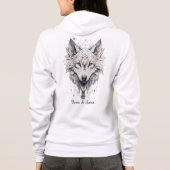 Dames ritskaptrui hoodie (Achterkant)