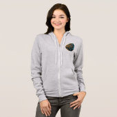 Dames ritskaptrui hoodie (Voorkant volledig)