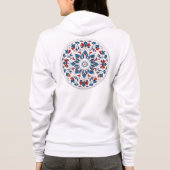 Dames ritskaptrui hoodie (Achterkant)