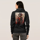 Dames ritskaptrui hoodie (Achterkant volledig)