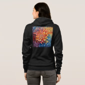 Dames ritskaptrui hoodie (Achterkant volledig)
