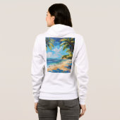 Dames ritskaptrui hoodie (Achterkant volledig)