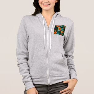 Dames ritssluiting hoodie