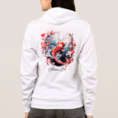 Dames ritssluiting hoodie (Achterkant)
