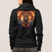 Dames ritssluiting hoodie (Achterkant)
