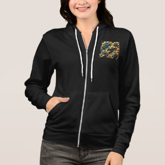 Dames ritssluiting hoodie