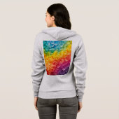 Dames ritssluiting hoodie (Achterkant volledig)