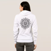Dames ritssluiting hoodie (Achterkant volledig)