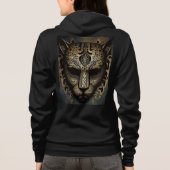 Dames ritssluiting hoodie (Achterkant)