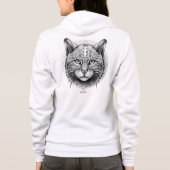Dames ritssluiting hoodie (Achterkant)