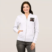 Dames ritssluiting hoodie (Voorkant volledig)