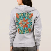 Dames ritssluiting hoodie (Achterkant)