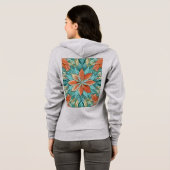 Dames ritssluiting hoodie (Achterkant volledig)