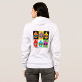 Dames ritssluiting hoodie (Achterkant volledig)