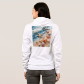 Dames ritssluiting hoodie (Achterkant volledig)