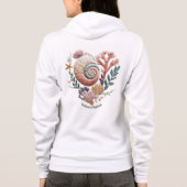 Dames ritsvest met capuchon hoodie (Achterkant)