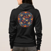 Dames ritsvest met capuchon hoodie (Achterkant)