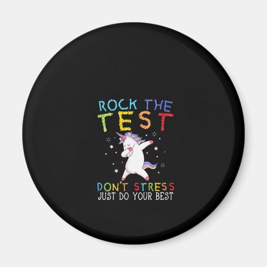 Dames Rock De Test Funny School Professor Leraar Magneet (Voorkant)