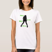 Dames Rock Schaats Roll Bounce T-Shirt - Groen (Voorkant)