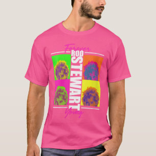 Dames Rod Stewart Forever Young VNeck vintage fri T-shirt