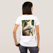 DAMES RODE VOS T-SHIRT (Achterkant volledig)